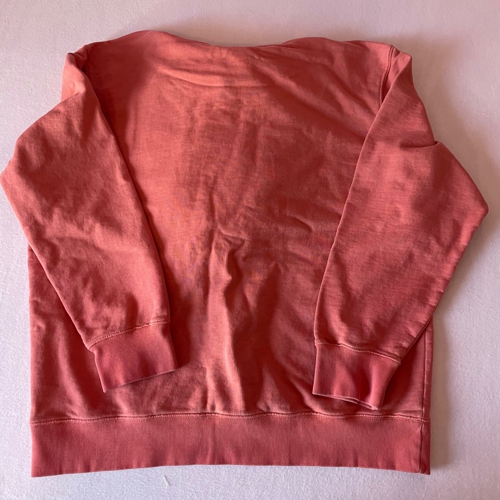 American Eagle Mens XXL Coral Pink 100% Cotton Pullover Hoodie Sweatshirt NWOT - Picture 6 of 13